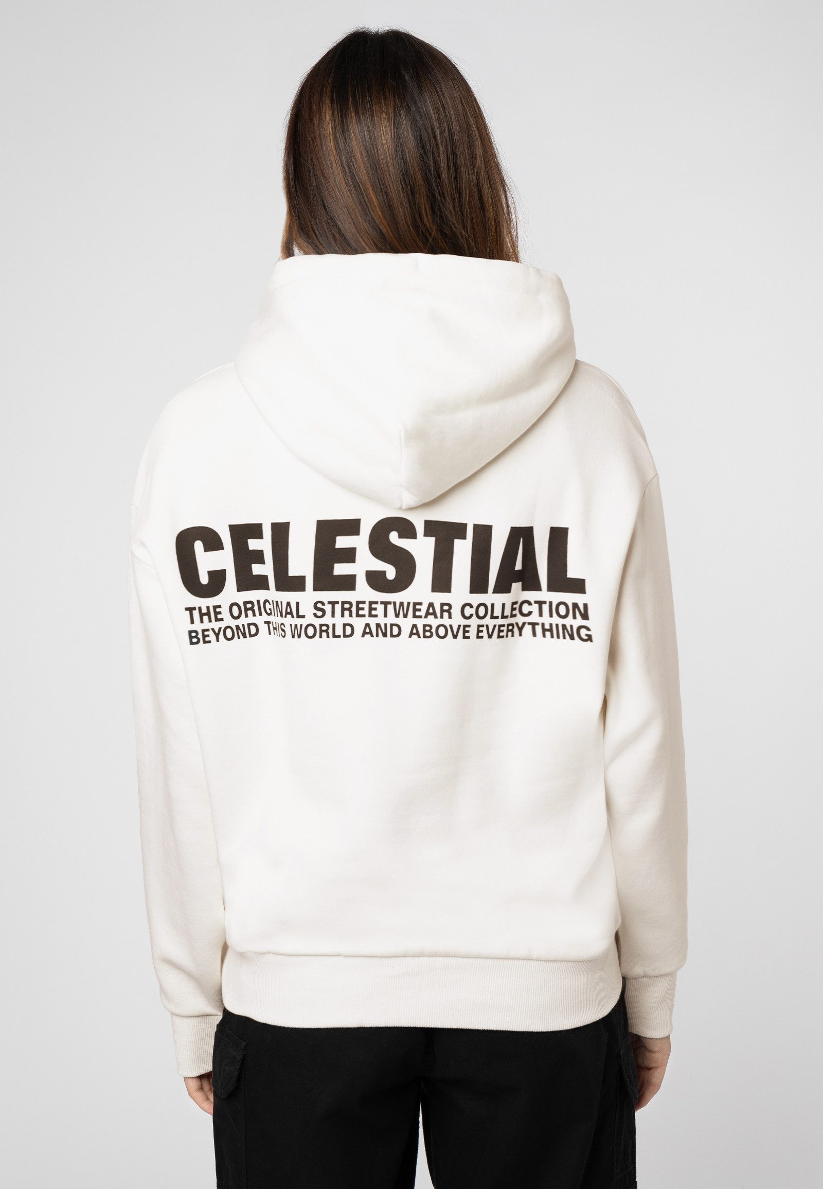 SUBLEVEL Kapuzenpullover Hoodie mit Backprint Sweater, günstig online kaufen