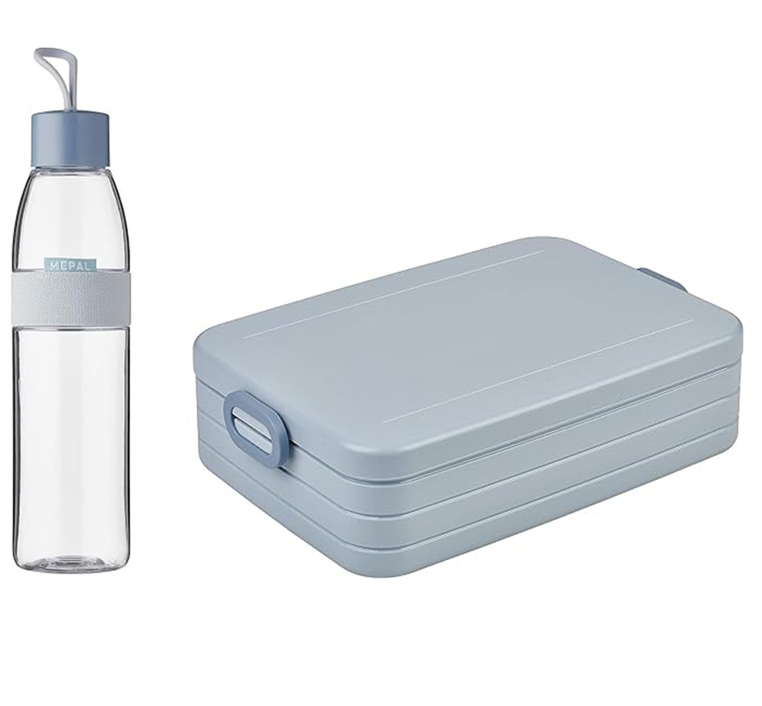 Mepal Lunchbox Lunchbox mit Trennwand und Trinkflasche 700 ml, auslaufsicher, Ideal für Mealprep, kohlensäuregeeignet, bruchfestes Material