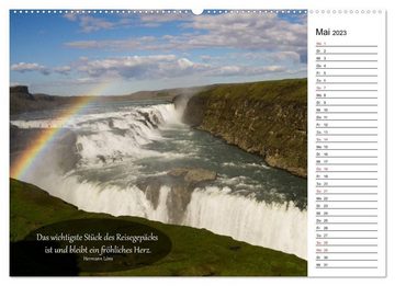 CALVENDO Wandkalender Island - Land der Mythen und Gegensätze (Premium, hochwertiger DIN A2 Wandkalender 2023, Kunstdruck in Hochglanz)
