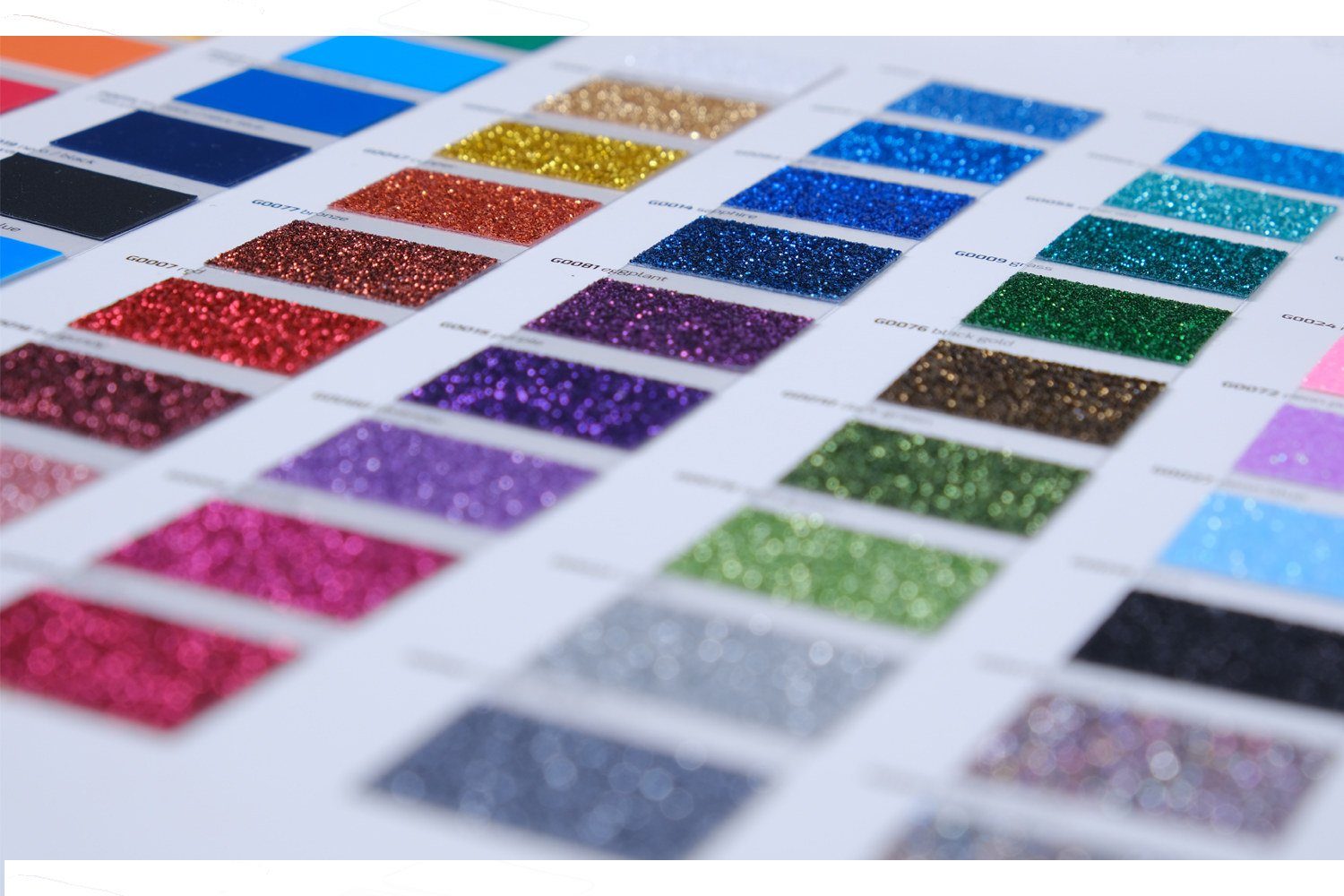 Glitzer Hilltop Aufbügeln Transferfolie/Textilfolie 10er Set zum Standard Transparentpapier Colours A4