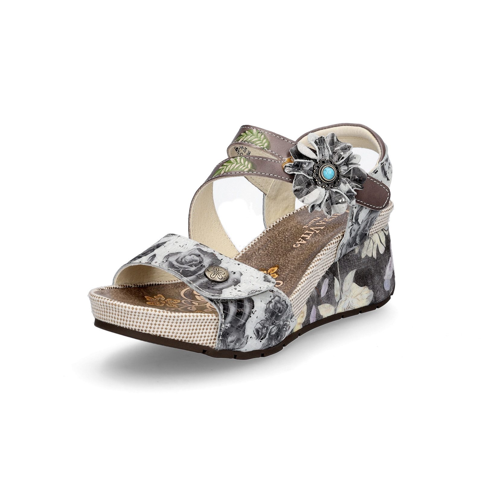 LAURA VITA Laura Vita Damen Sandalette grau Sandale