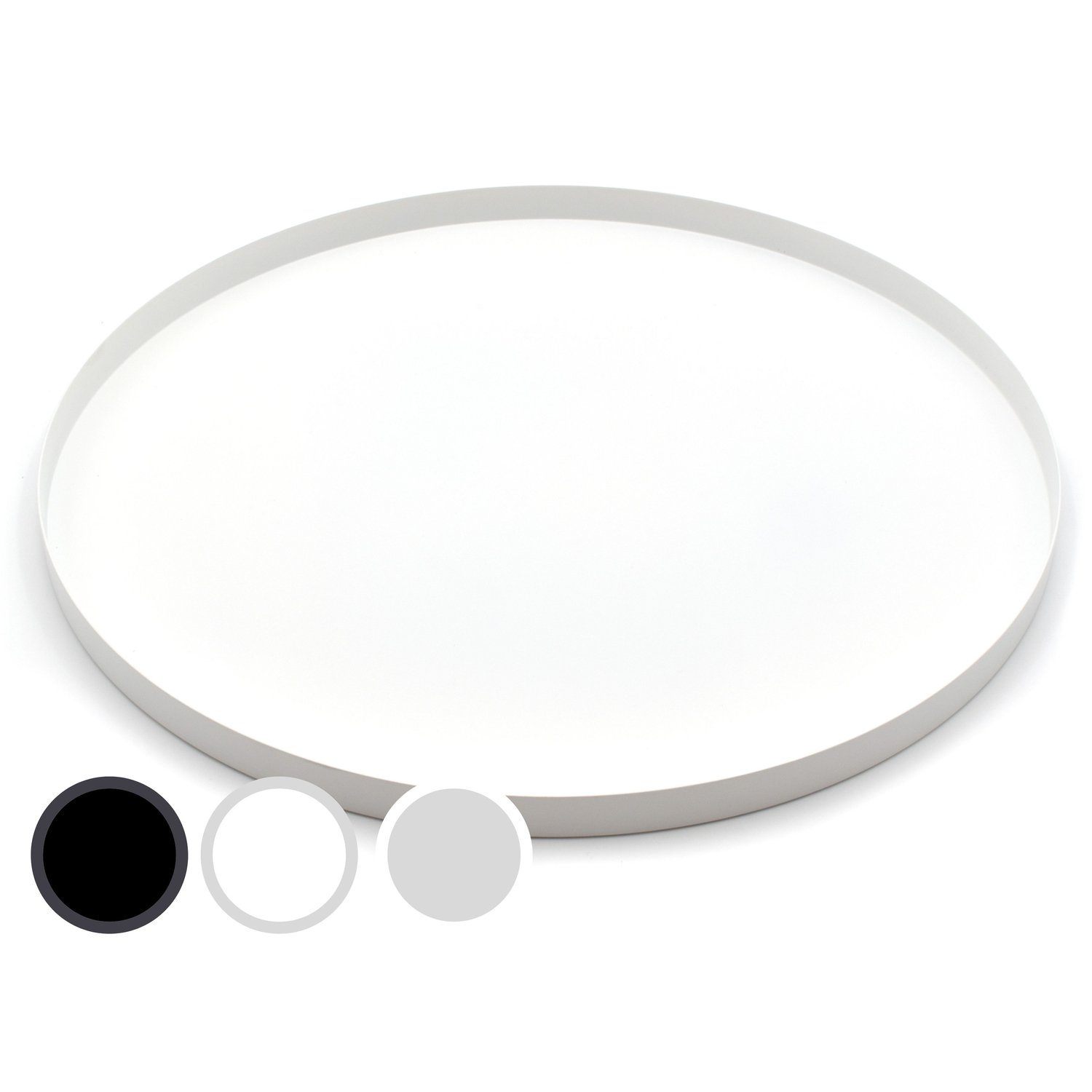 D&D Living Tablett Pleto Deko Tablett Rund Ø 40 cm, Design, Dekoteller / Dekotablett, Metall