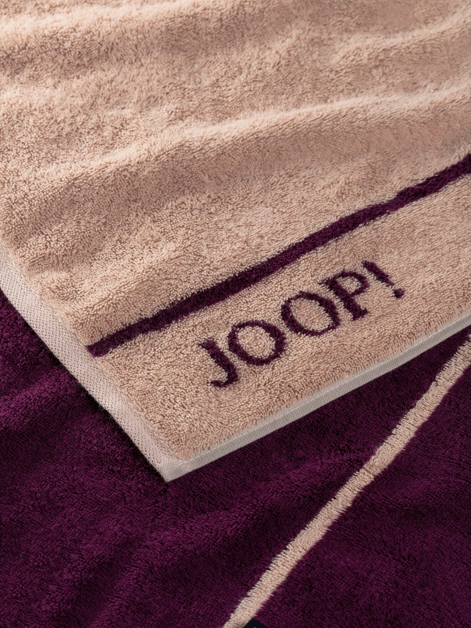 Joop! Gästetuch-Set, DOUBLEFACE Gästehandtücher - LIVING Textil JOOP! Blush (3-St) LINES