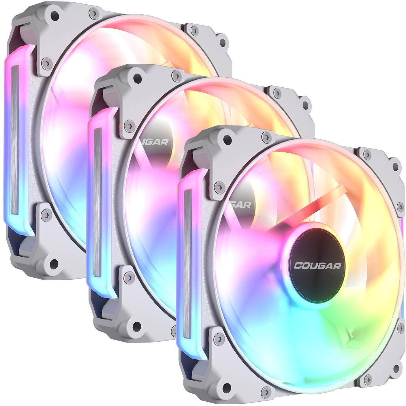 Gehäuselüfter Apolar 120 ARGB, Weiß (3er Pack)