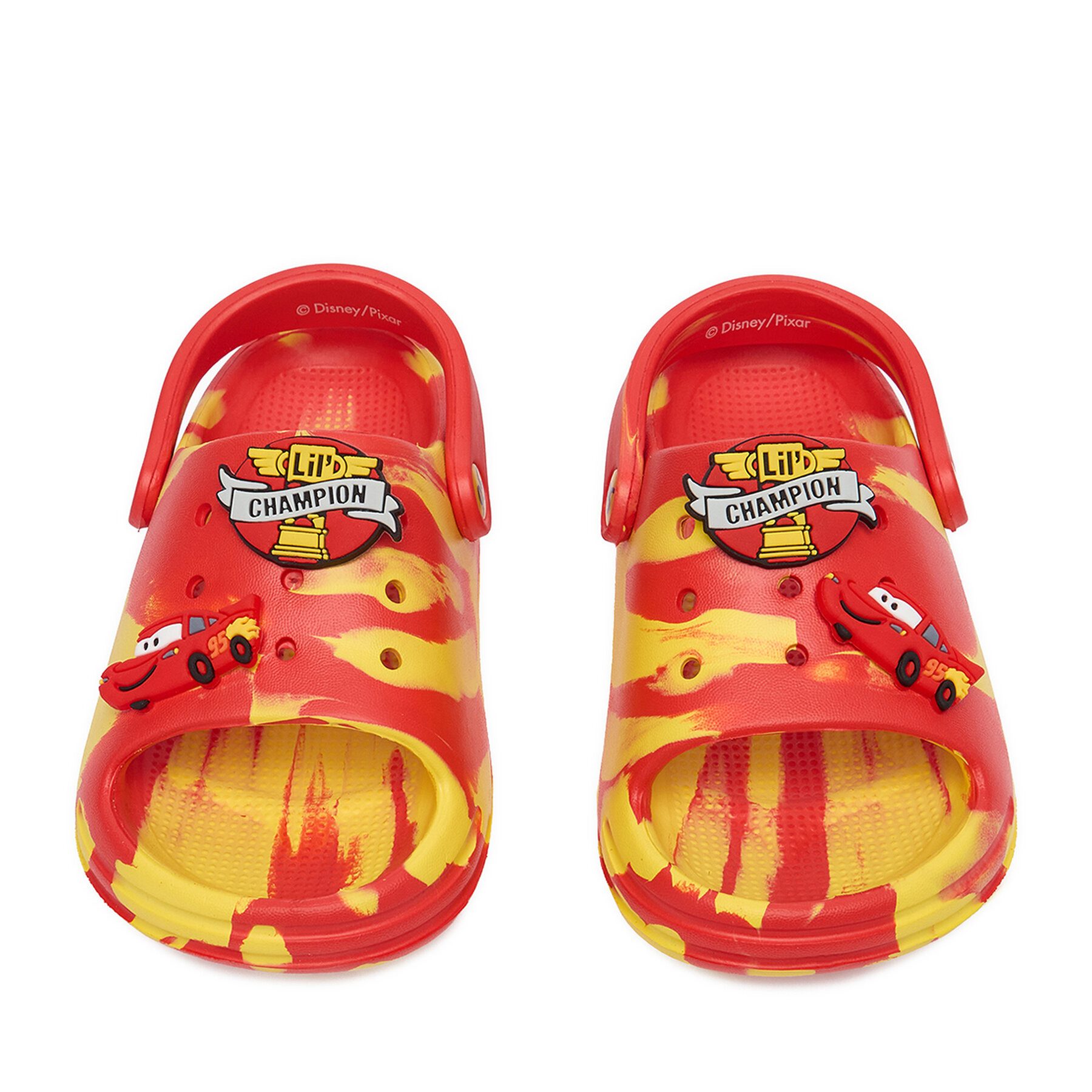 Cars Autos Flip Flops Junge Rot Badepantolette