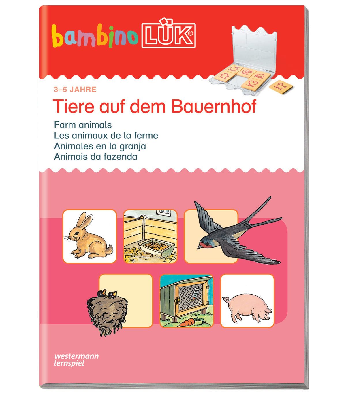bambinoLÜK - Tiere auf dem Bauernhof / Michael Junga, 3/4/5 Jahre Tiere auf dem Bauernhof