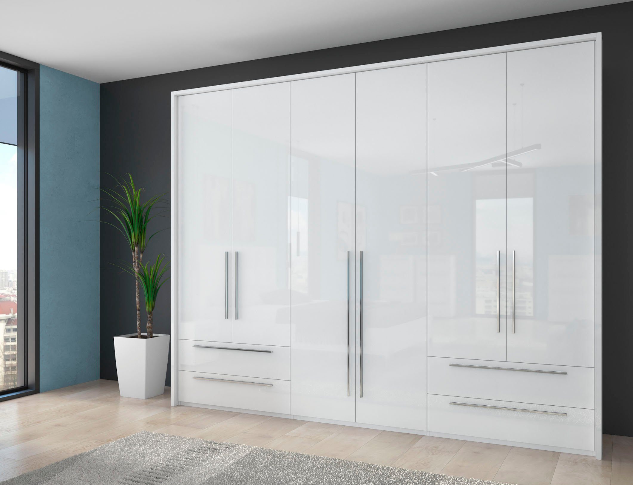 Drehtürenschrank Piano