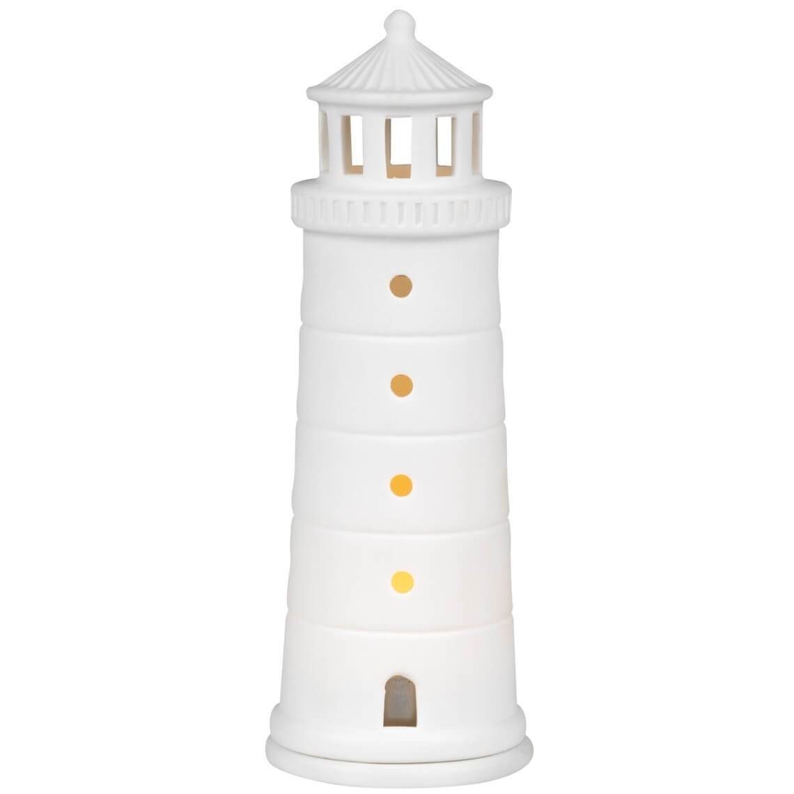 Räder Design Windlicht Räder Porzellan Lichthaus Leuchtturm 18cm 15468 günstig online kaufen