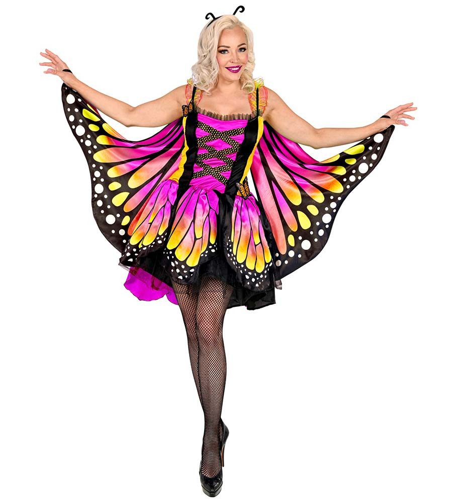 Kostüm Kostüm Schmetterling pink
