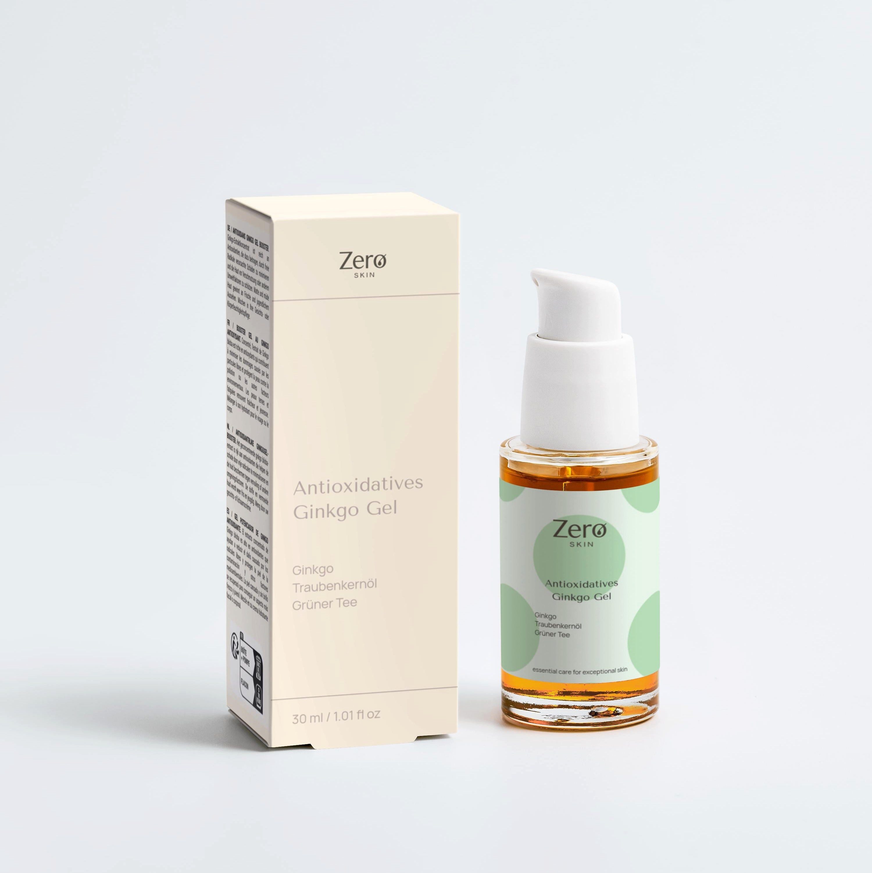 Zero Skin Gesichtsgel Antioxidatives Ginkgo Gel - 30 ml