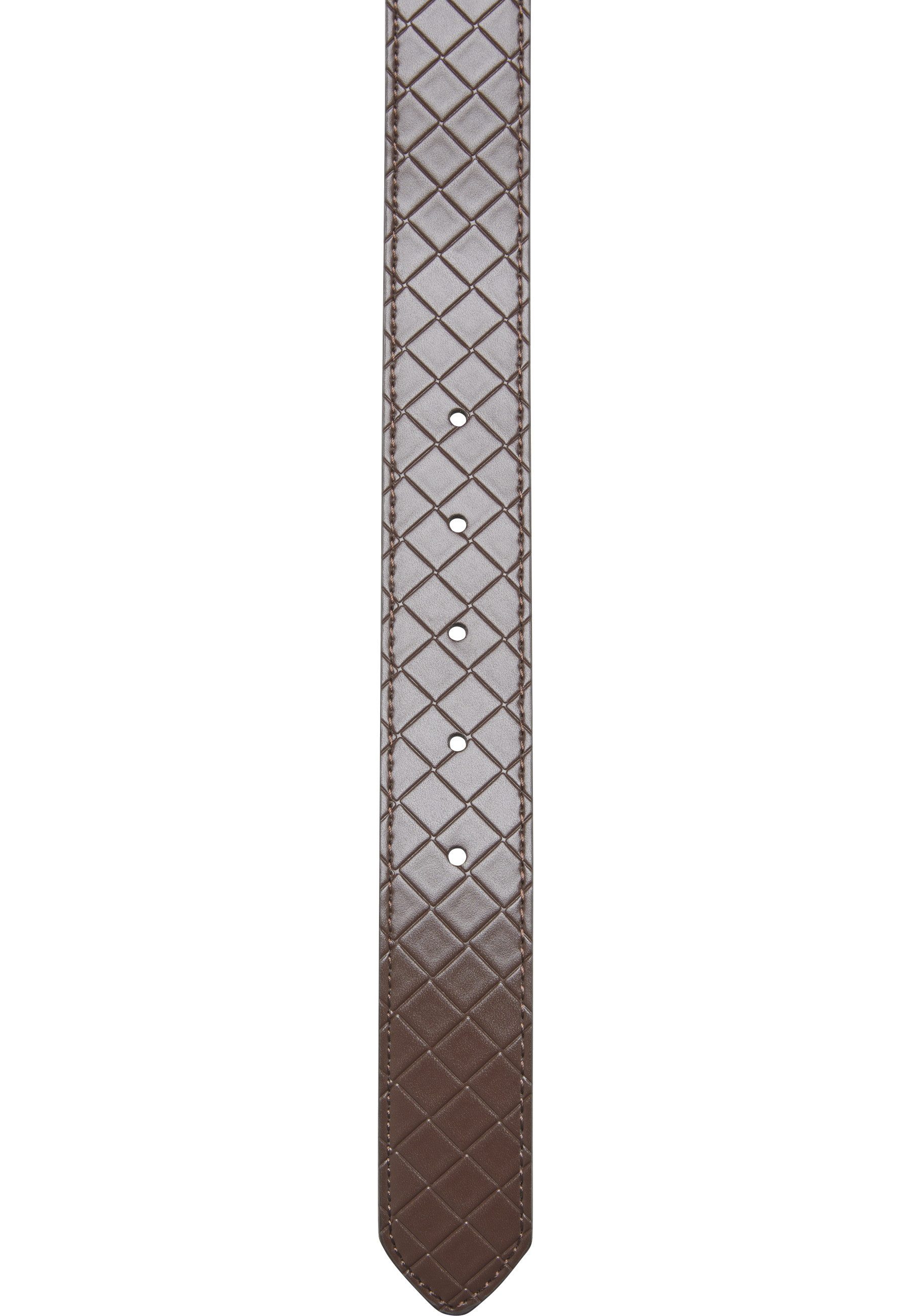URBAN CLASSICS Synthetikgürtel Urban Classics Woven Embossed Synthetic Leather Belt