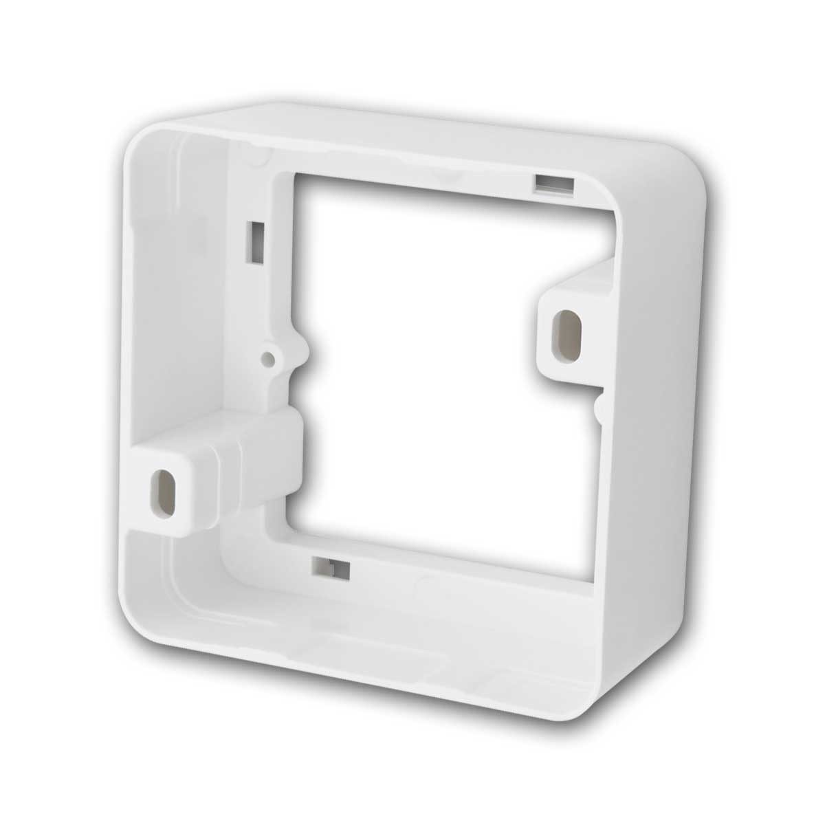 McPower Rahmen CUP Aufputz-Rahmen, 80x80x45mm, Montagebohrung