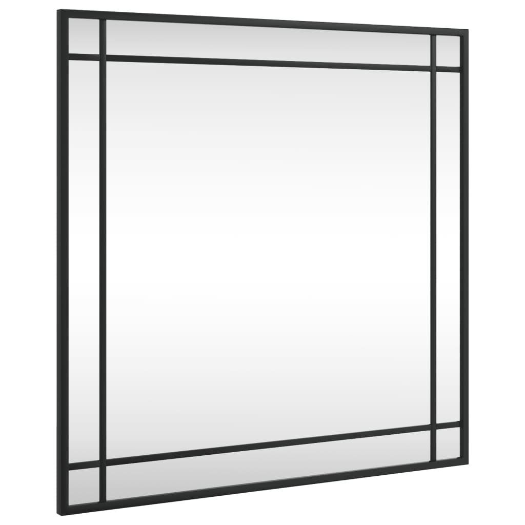 Schwarz Eisen Quadratisch 60x60 Spiegel Wandspiegel (1-St) vidaXL cm