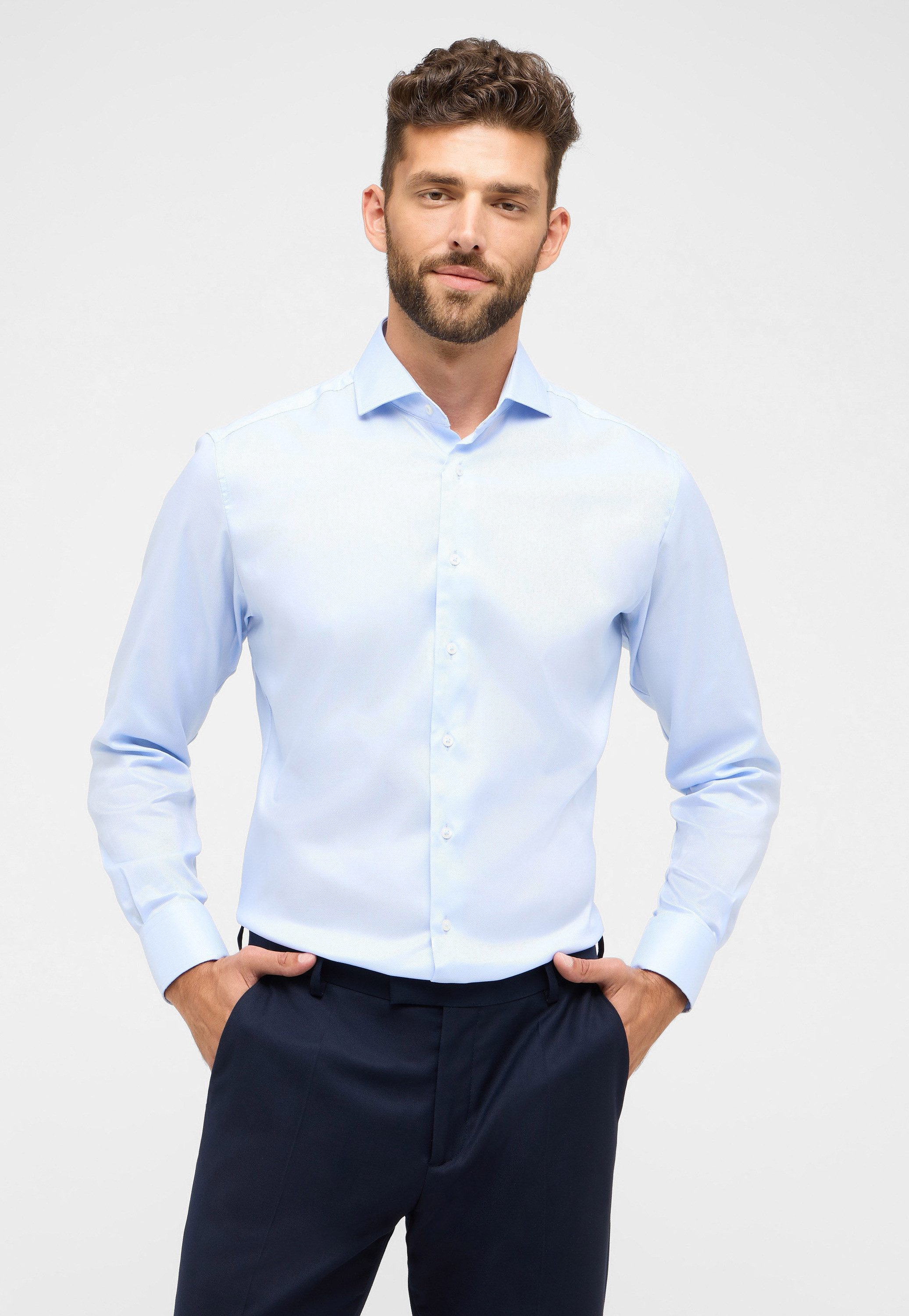 Eterna Langarmhemd MODERN FIT EASY IRON günstig online kaufen