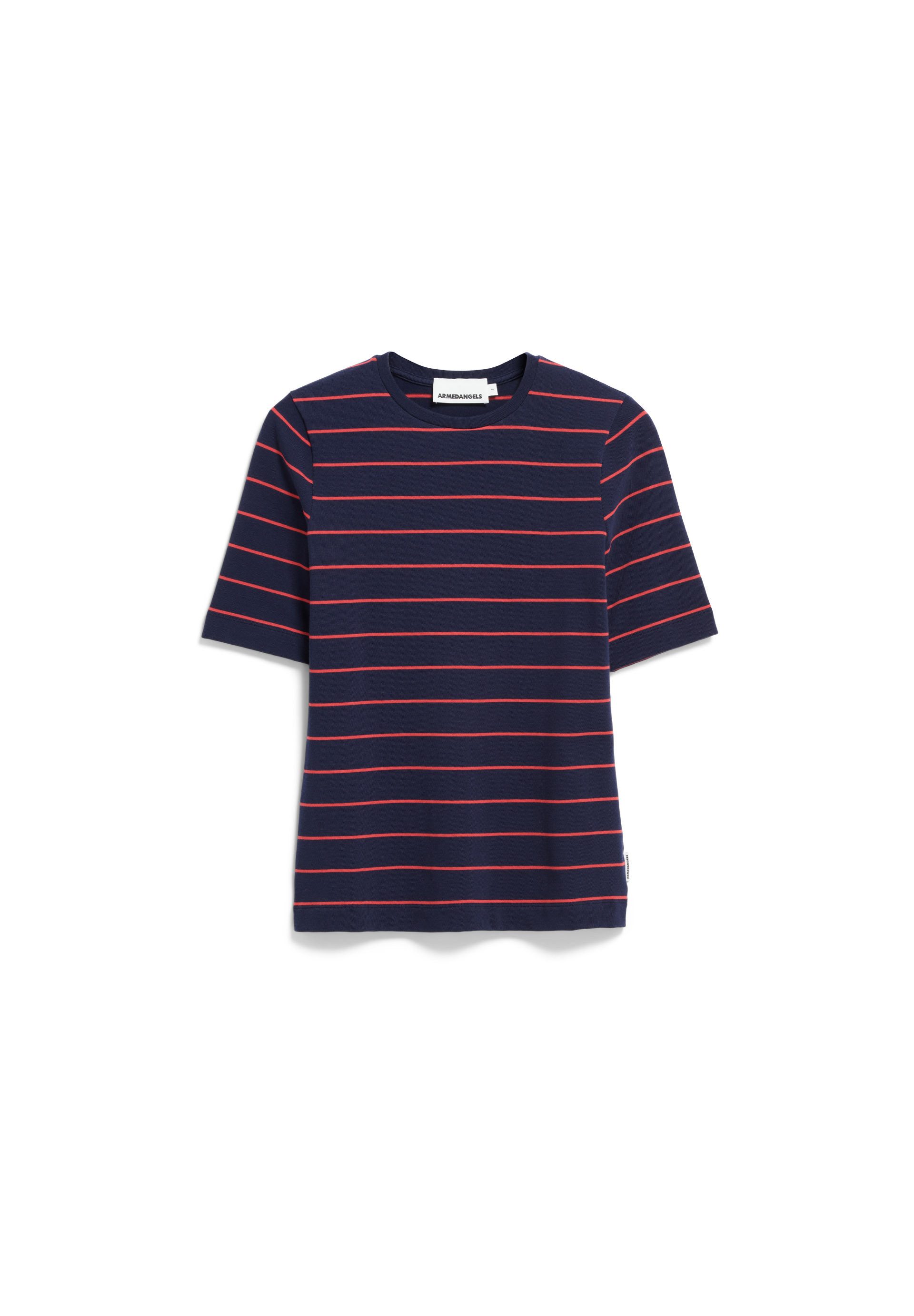 T-Shirt JAANISARA FINE STRIPE T-Shirt aus Bio-Baumwoll Mix