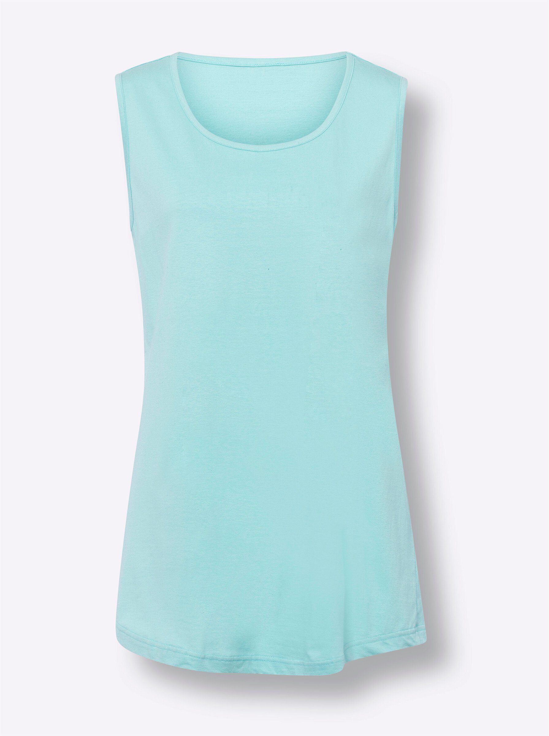 Sieh an! Shirttop Doppelpack Tops Ärmellos (2-tlg)