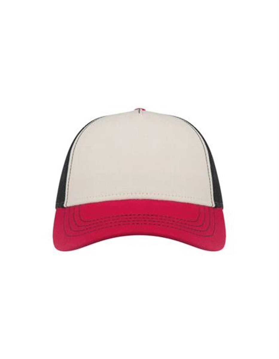 Atlantis Baseball Cap Rapper Canvas Cap, 5-Panel-Mesh-Cap