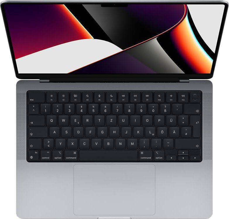Apple MacBook Pro Z15G Notebook (35,97 cm/14,2 Zoll, Apple M1 Pro, 8000 GB  SSD, 10-core CPU)