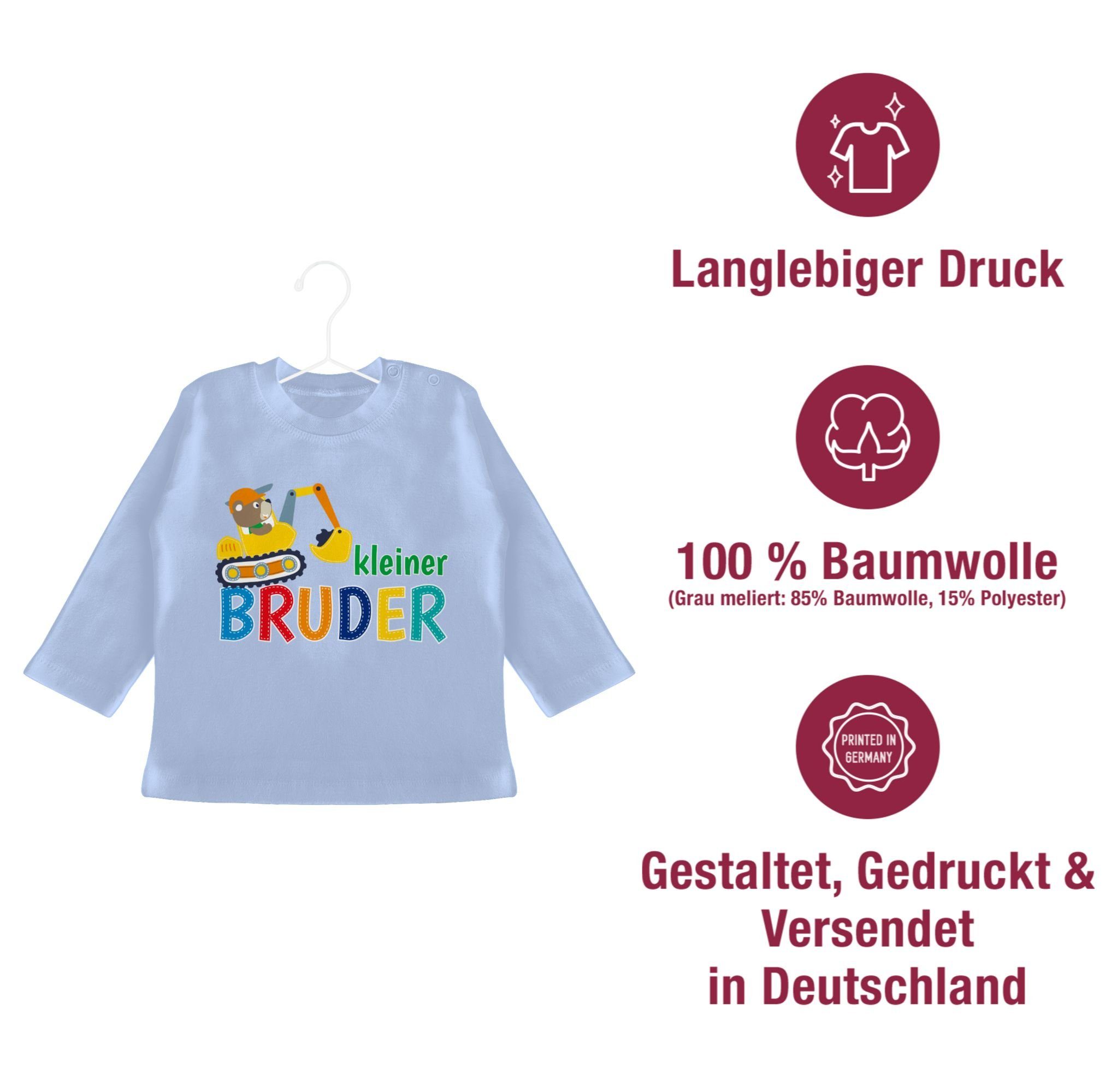 Shirtracer T-Shirt Kleiner Bruder Baggermotiv I Geschenk kleiner Bruder Kleiner Bruder
