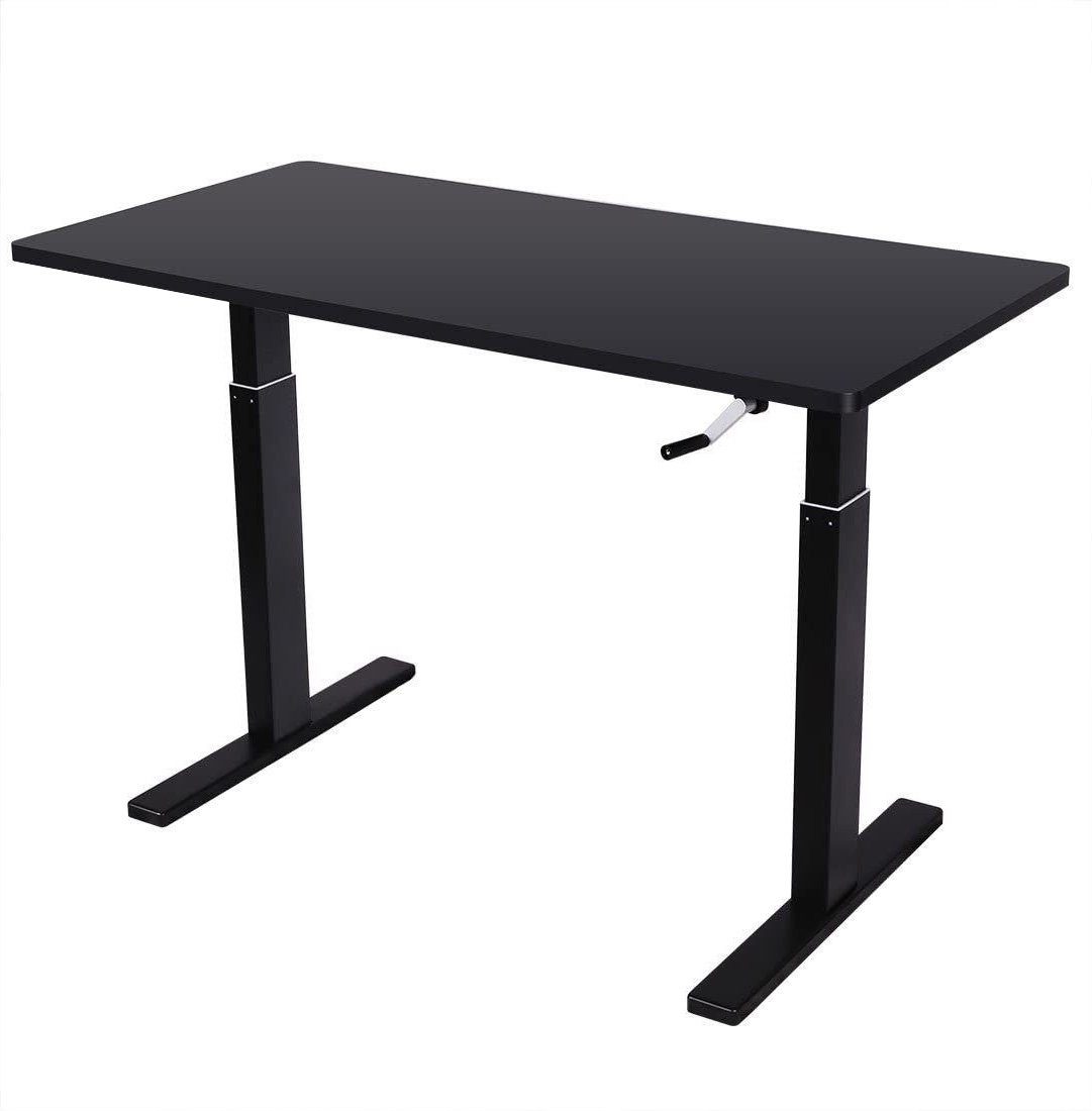 FLEXISPOT Schreibtisch »H2«, Höhenverstellbarer Schreibtisch inkl.  Tischplatte, 120 x 60cm, mit einer Kurbel, von 72cm bis zu 123cm online  kaufen | OTTO