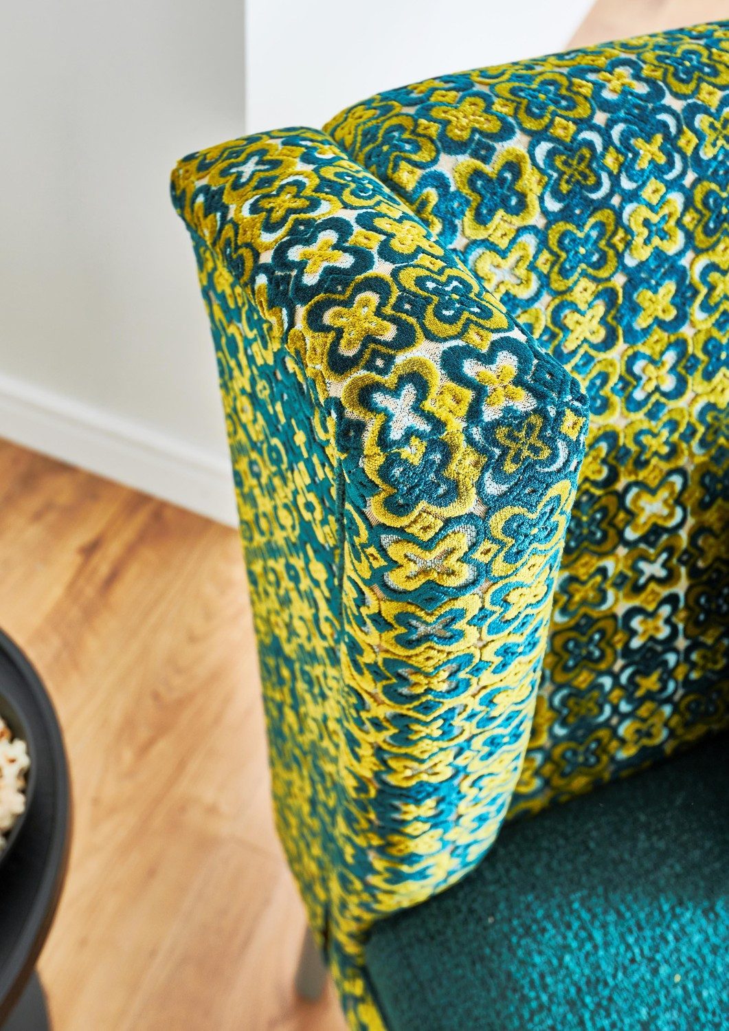 Natur24 Essbank Küchensofa Tischsofa Venedig 179x74 Gelb Türkis