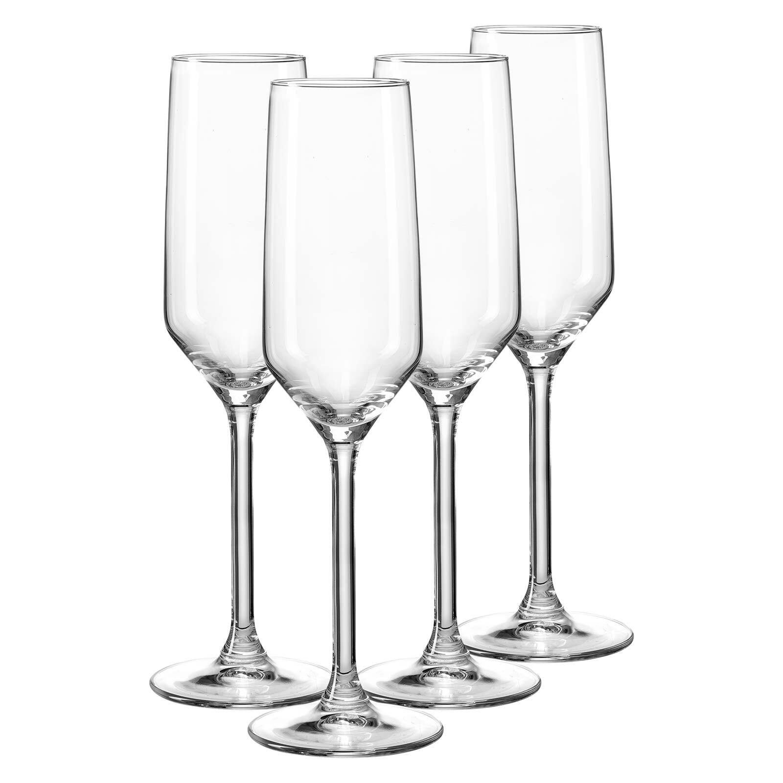 Ritzenhoff & Breker Sektglas Rumba Sektgläser 220 ml 4er Set, 4-tlg., Glas