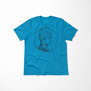 Sinus Art T-Shirt Vintage Herren T-Shirt Medizin Kopf
