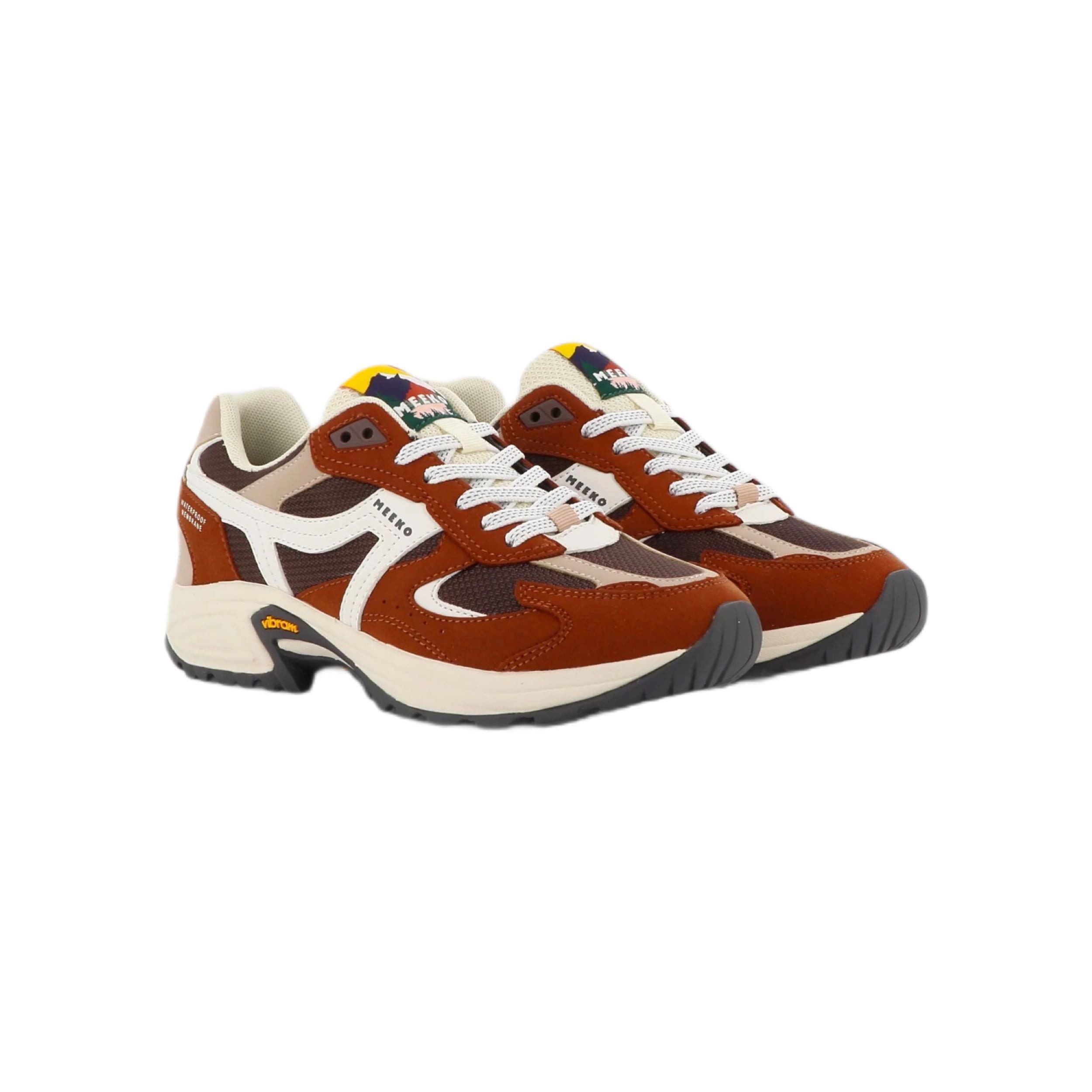Meeko Capra Terracotta (wasserdicht) rotbraun/beige Damen Sneaker