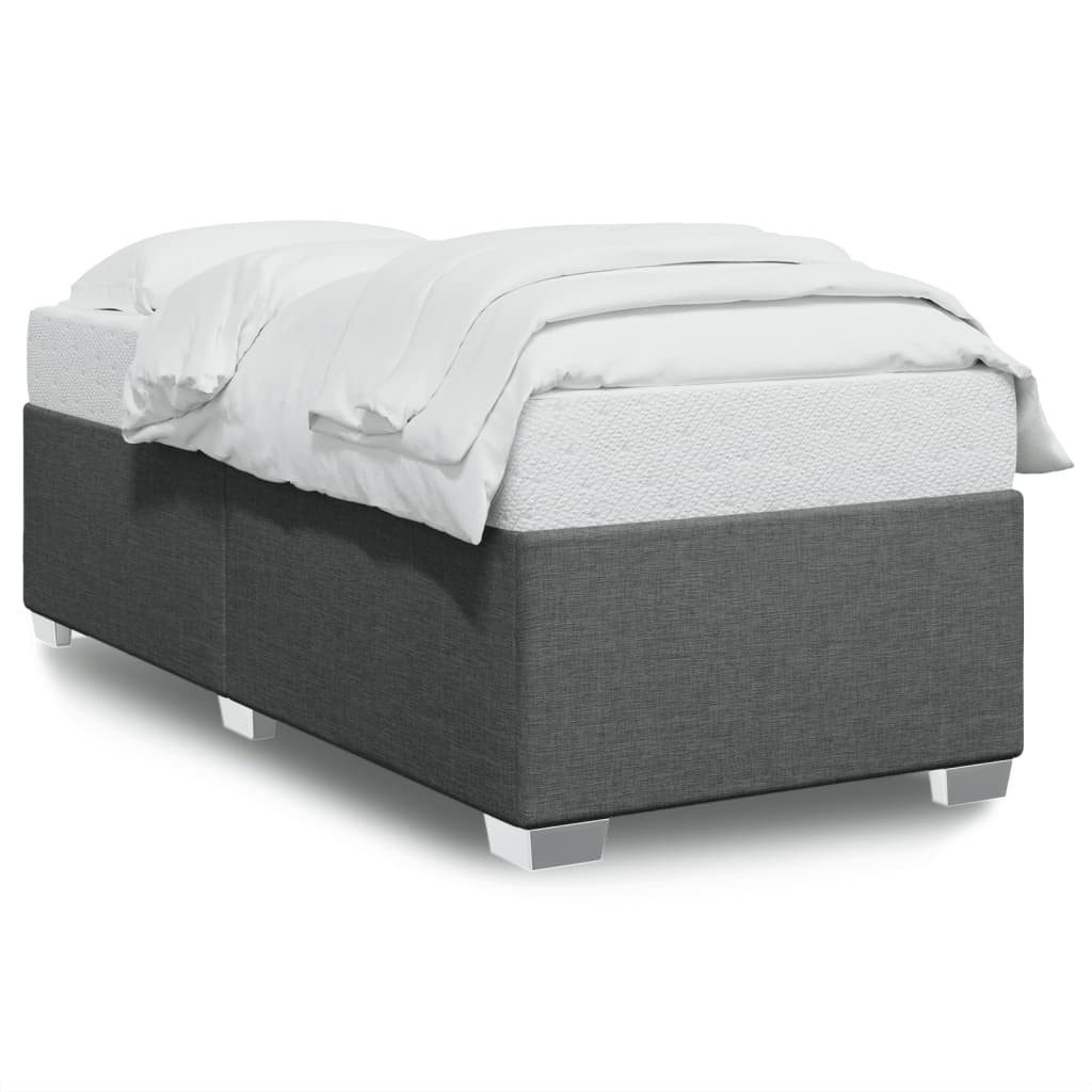 vidaXL Bett Bettgestell ohne Matratze Dunkelgrau günstig online kaufen