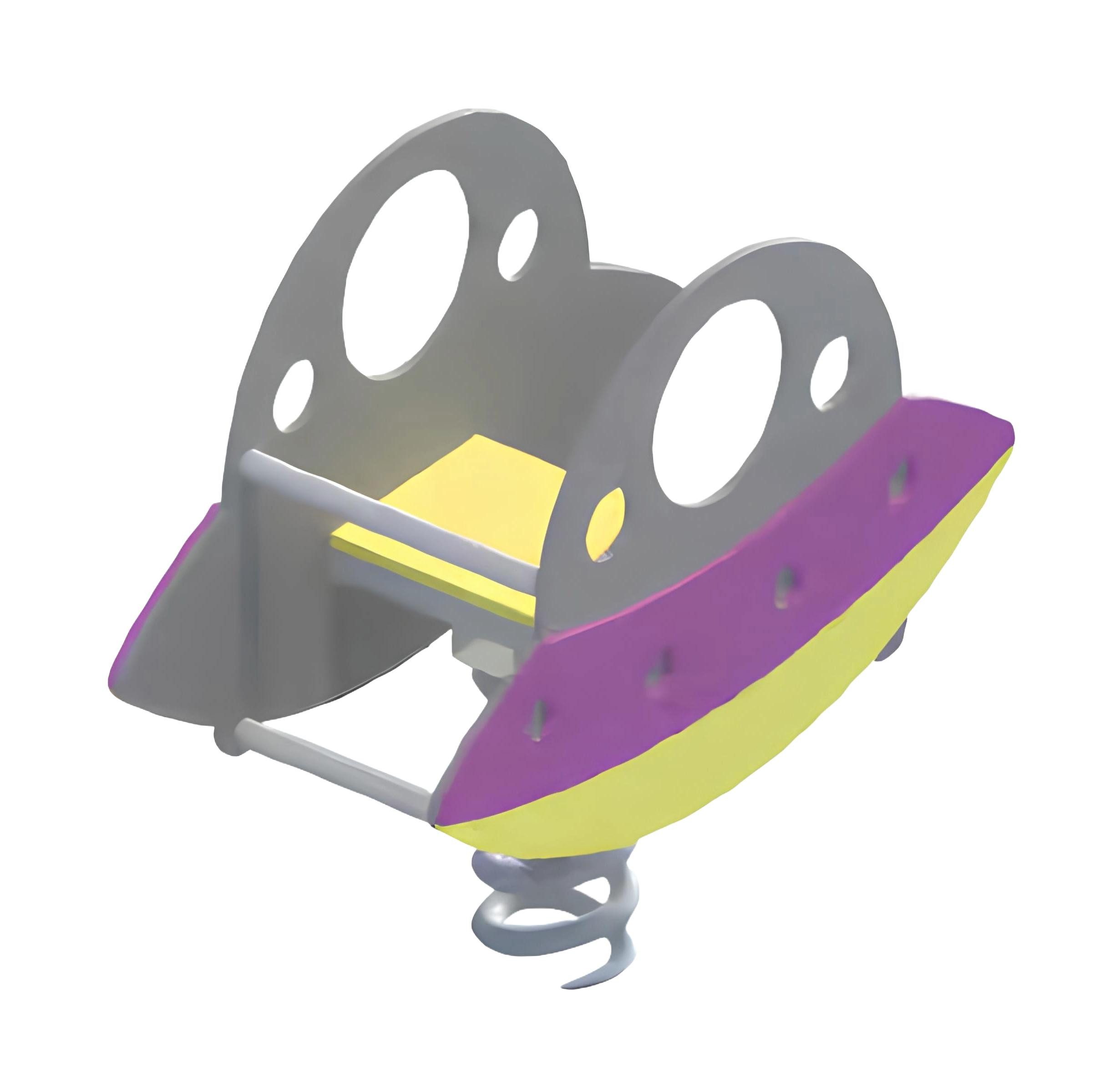 Xlmoebel Federwippe Ufo Wippe aus robustem Material für stundenlangen Spielspaß (Federwippe) Hergestellt in Europa