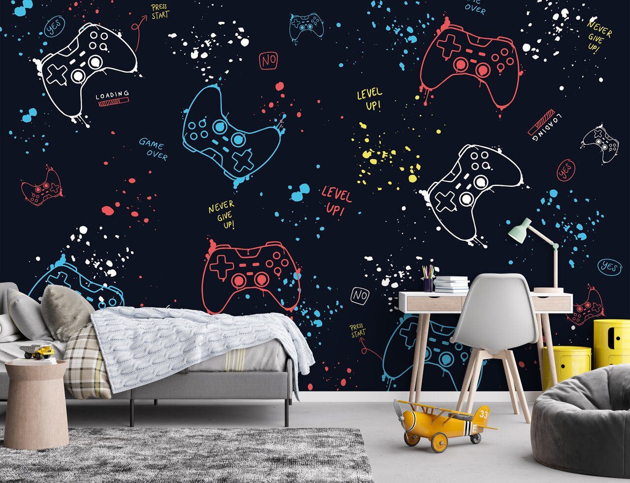 Wallarena Fototapete Kinderzimmer Jungen Game Pad günstig online kaufen