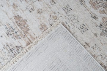 Teppich Kurzflorteppich Palos 100 Beige 120 x 170 cm, Qiyano, rechteckig, Höhe: 0.5 mm