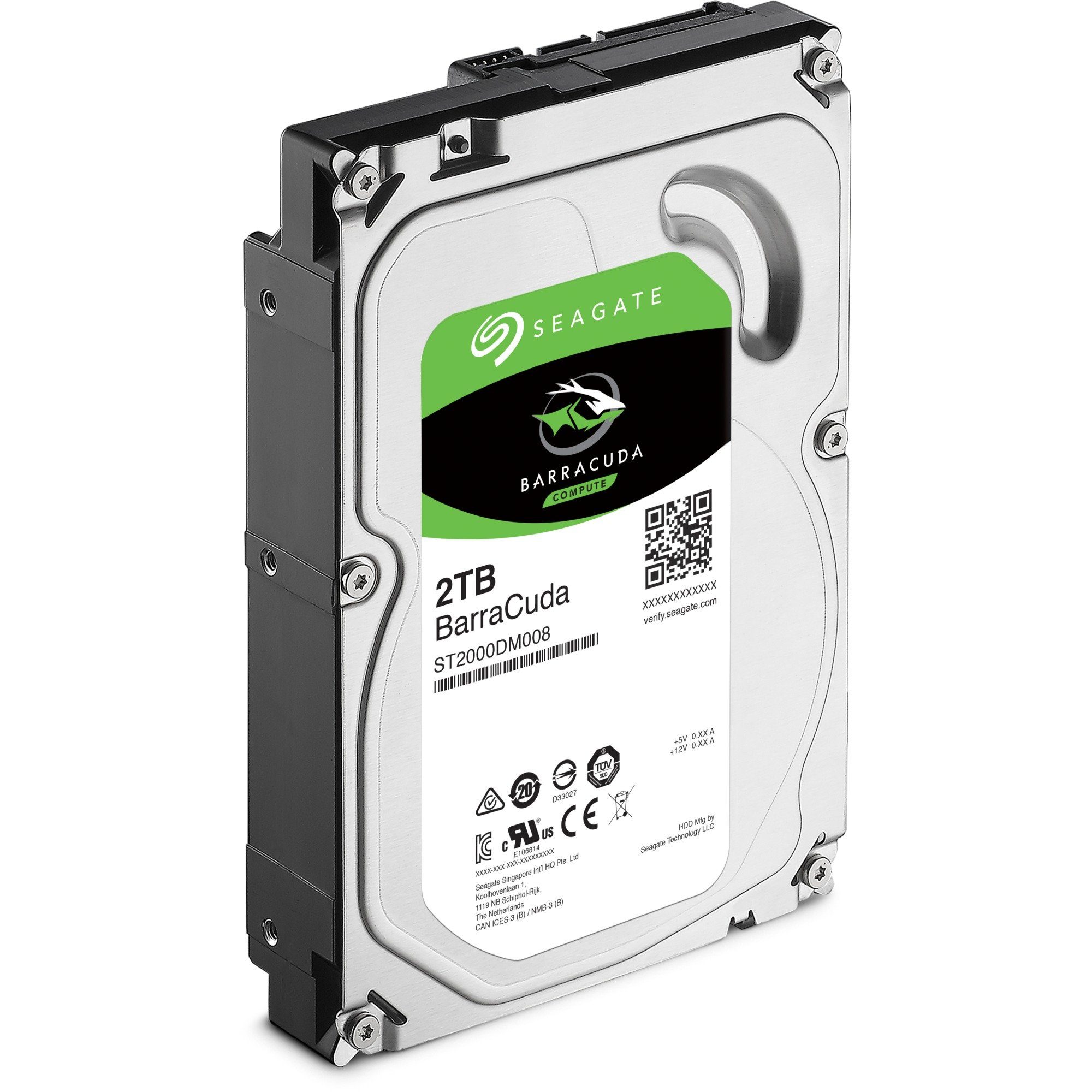 Seagate Seagate ST2000DM008 2 TB, Festplatte, (SATA 6 HDD-Festplatte (2 TB) 3.5"