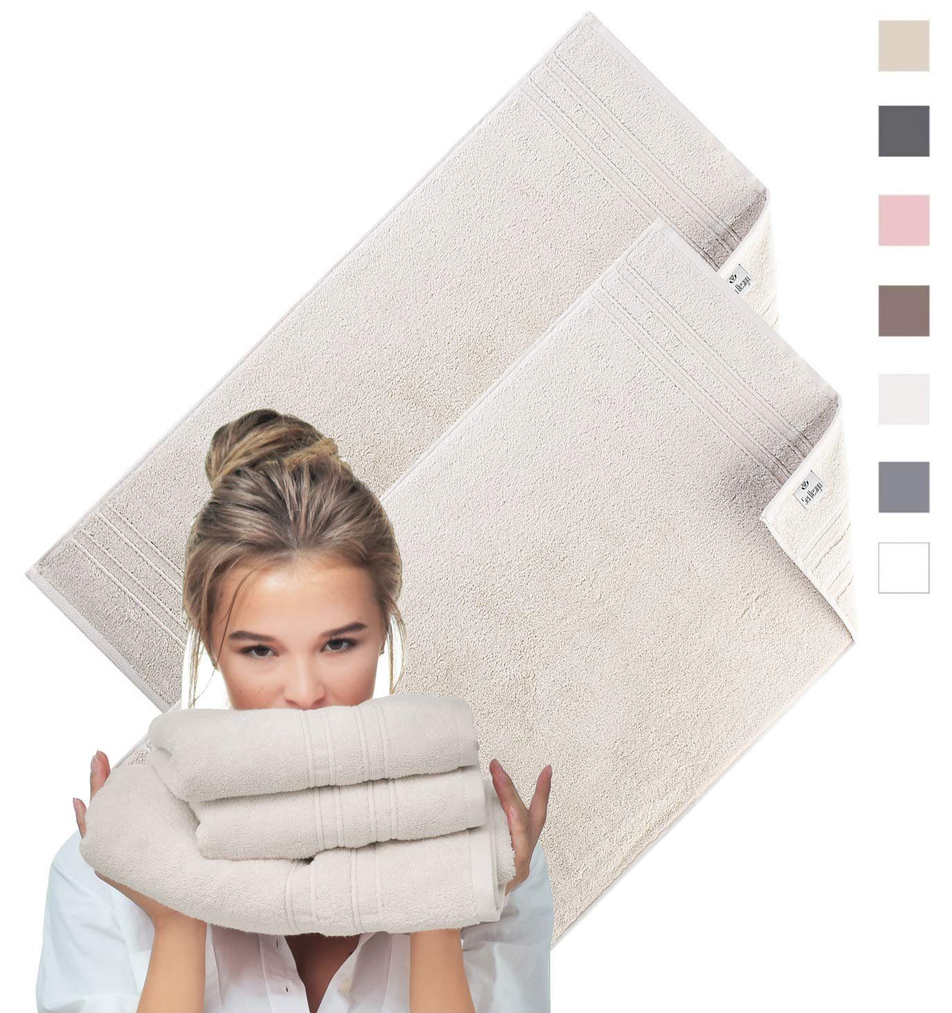 SEI Design Handtuch Set Doppelpack Aqua Fibro 70x140, Frottee (Set, 2-St), günstig online kaufen