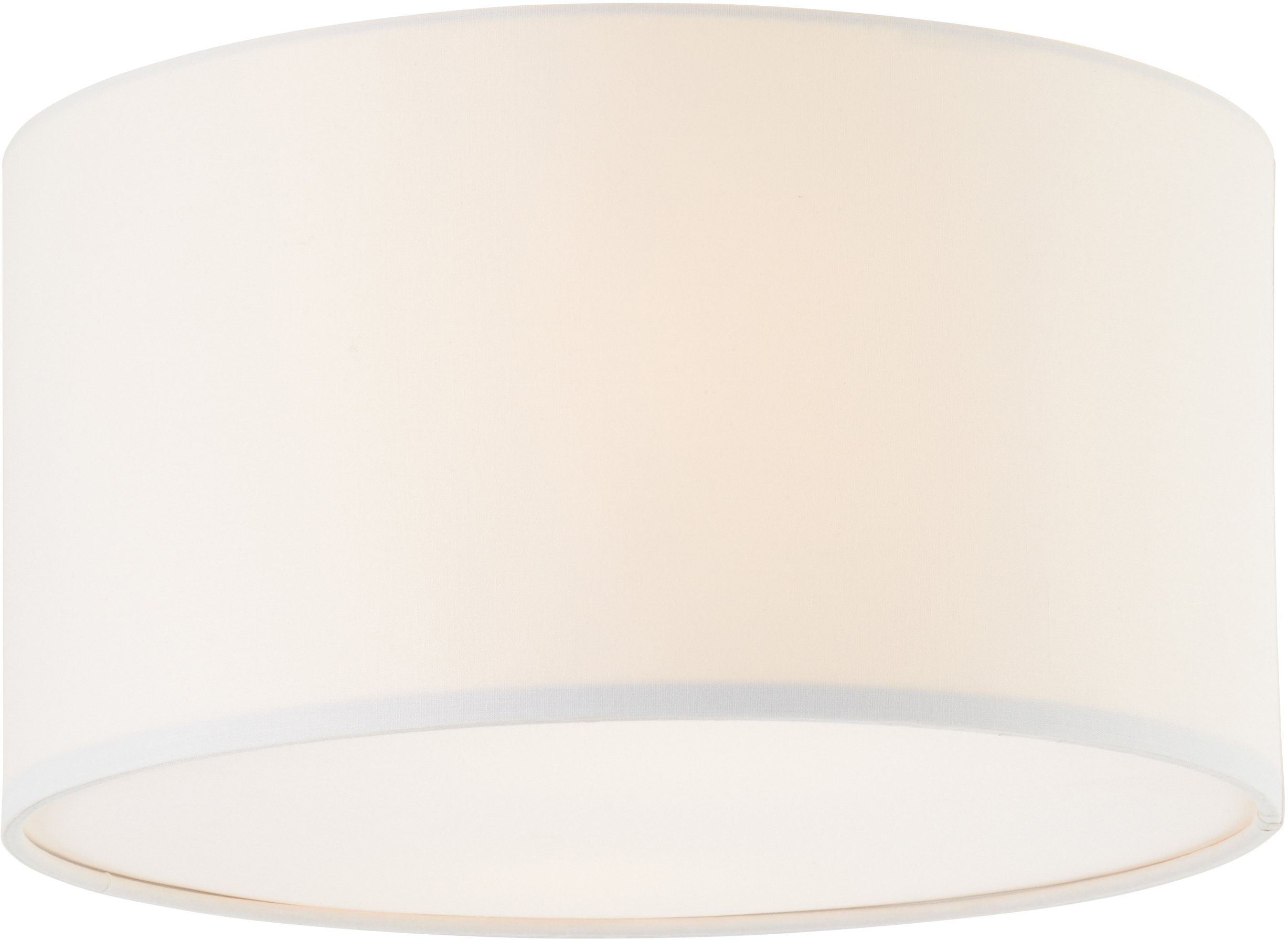 Places of Style Deckenleuchte Elijah, Textilschirm ohne Deckenlampe Ø Leuchtmittel, 30cm hellbeige mit