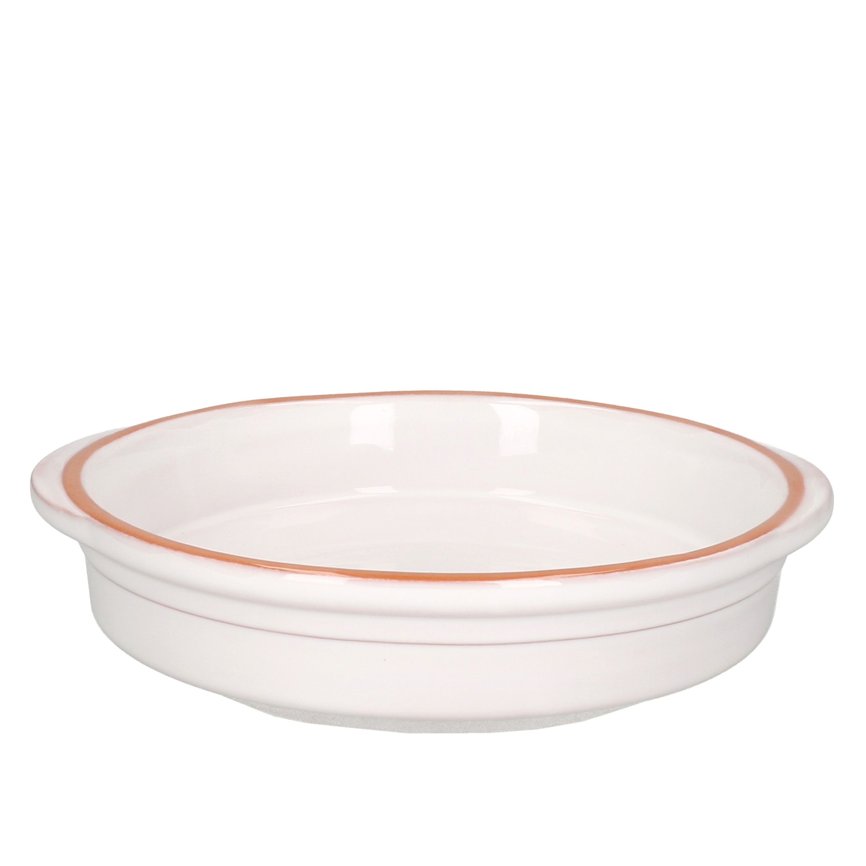 Tapas-Schale Cazuela WEISS Ton-Schale Ille Ø 20cm Größe L Mittelalter Wikinger
