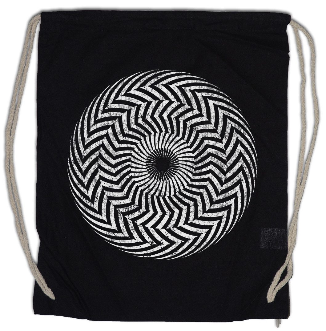 Turnbeutel Hypno Circle III Turnbeutel Kreis Magic Kreisel Spirale Hypnose