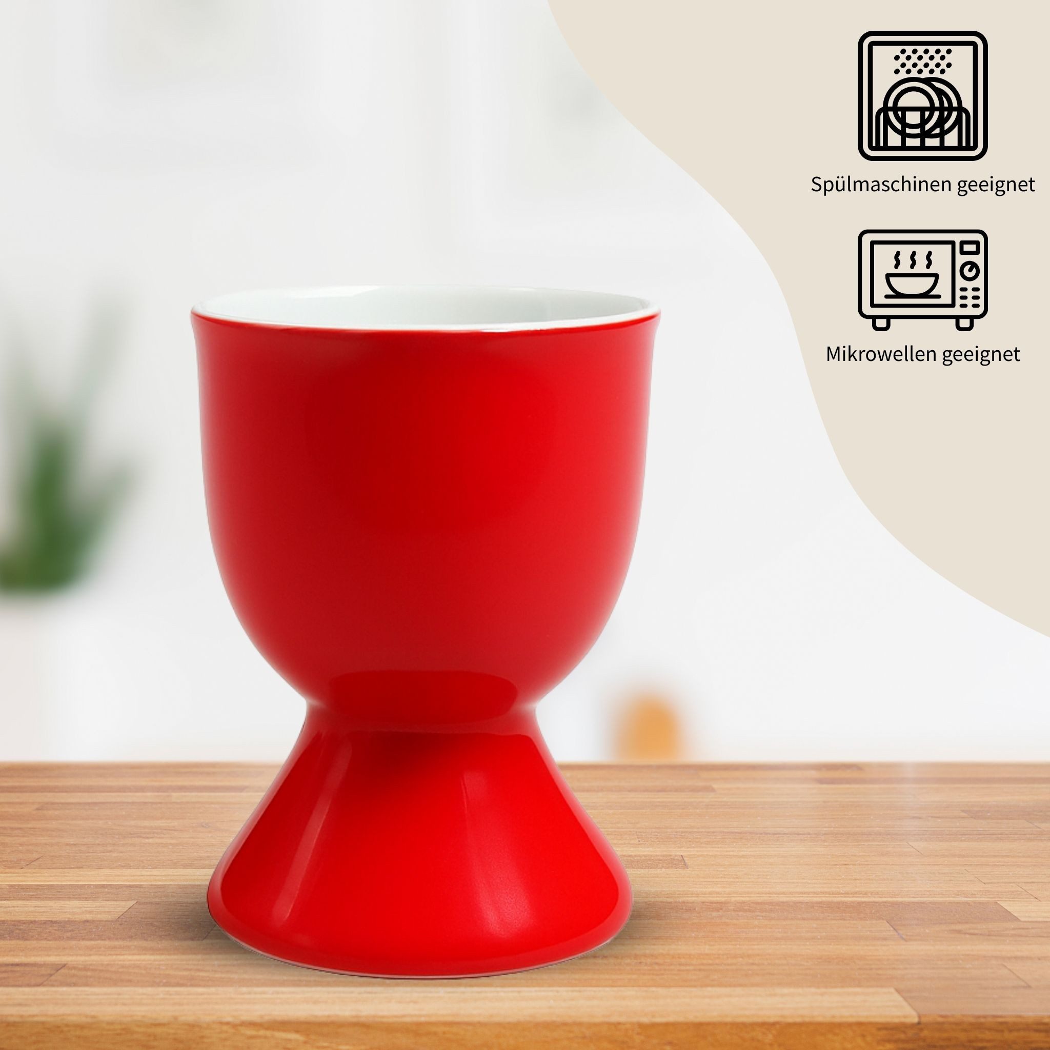 matches21 HOME & HOBBY Eierbecher, (4-tlg), Spülmaschinenfeste Eierhalter für Frühstückstisch