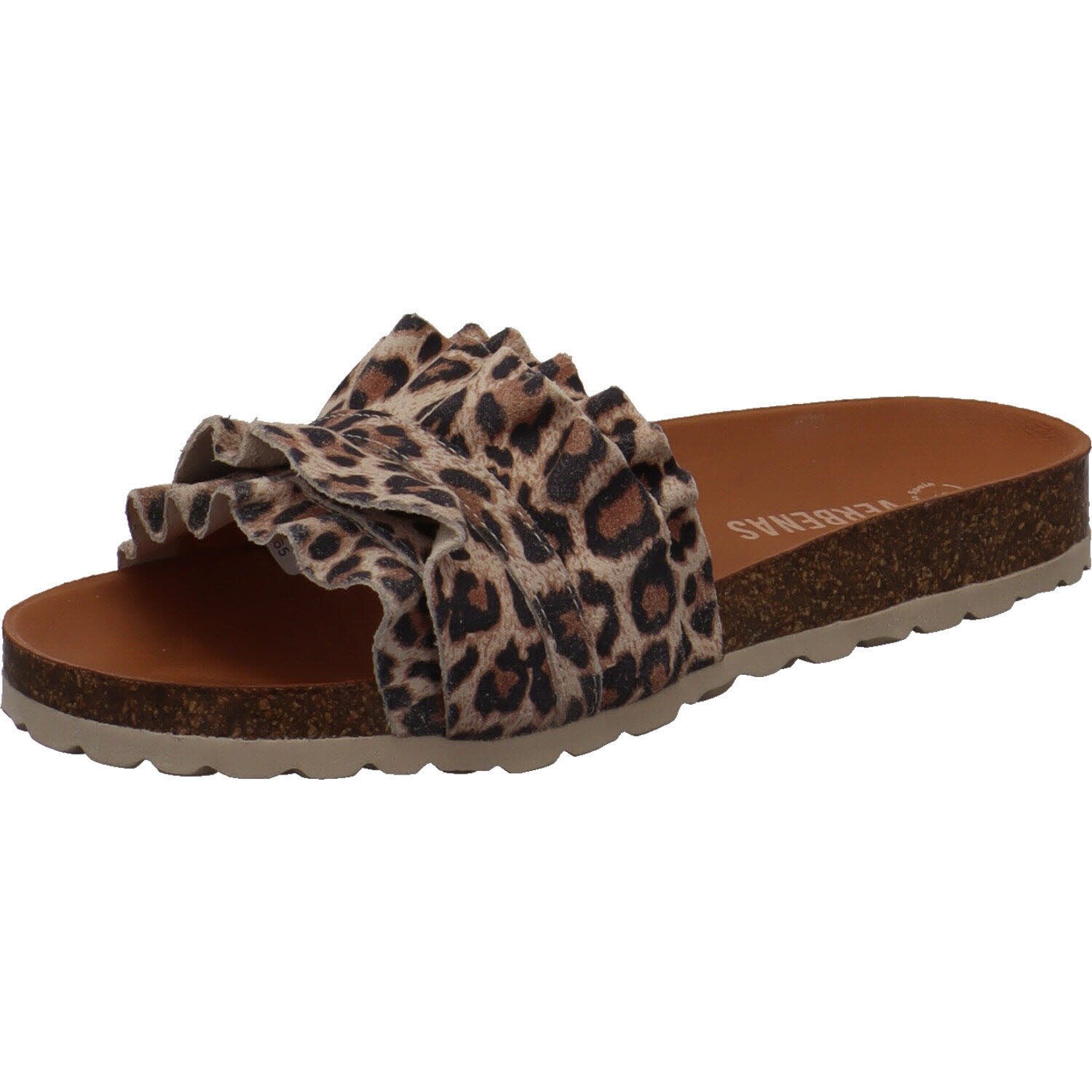 VERBENAS Rocio Serraje Volante Leopardo Pantolette