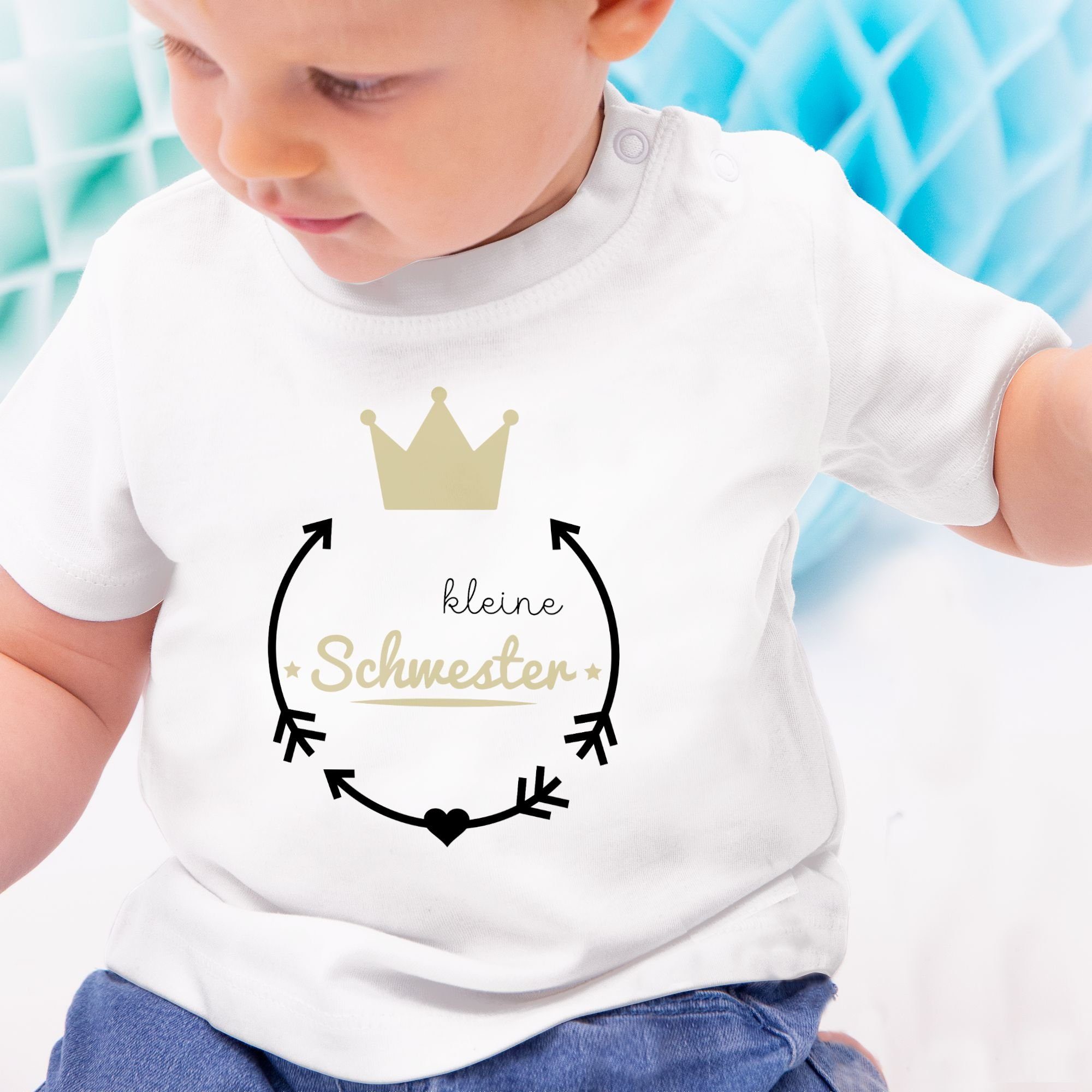 Kleine Shirtracer Kleine Weiß 1 Schwester T-Shirt Schwester