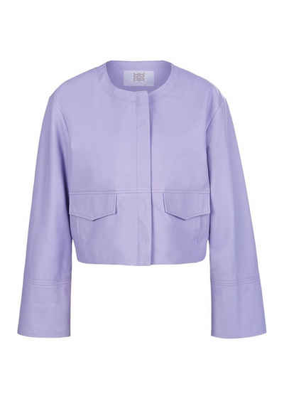 Riani Strickjacke Lederjacke, light lilac