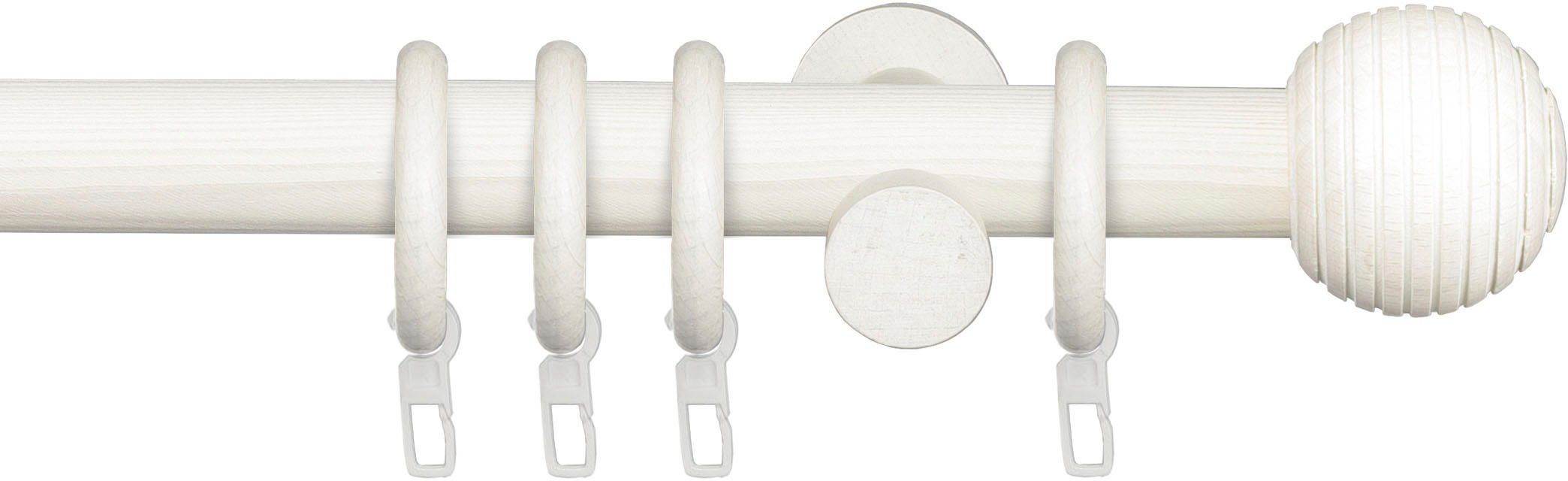 Gardinenstange »Stilgarnitur 28 mm Kugel-Streifen«, Liedeco, Ø 2,8 mm,  1-läufig, Fixmaß, Gardinenstange Komplett online kaufen | OTTO