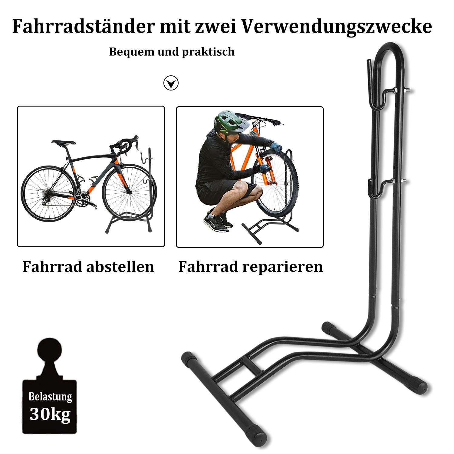UISEBRT Fahrradständer Wartungsständer mit Haken Ausstellungsständer