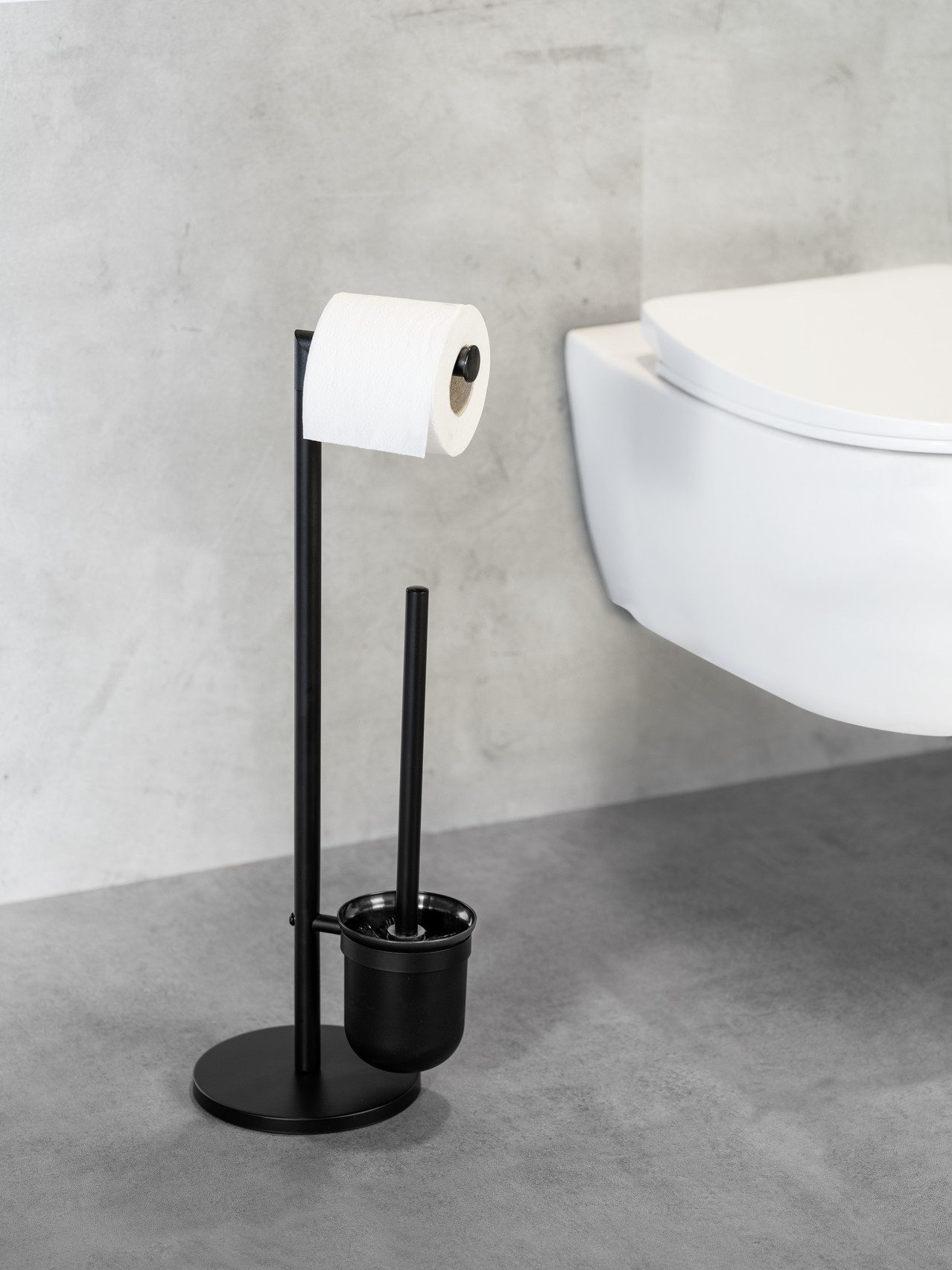 WENKO WC-Garnitur Parus, Toilettenpapierhalter mit WC-Bürstenhalter und WC- günstig online kaufen