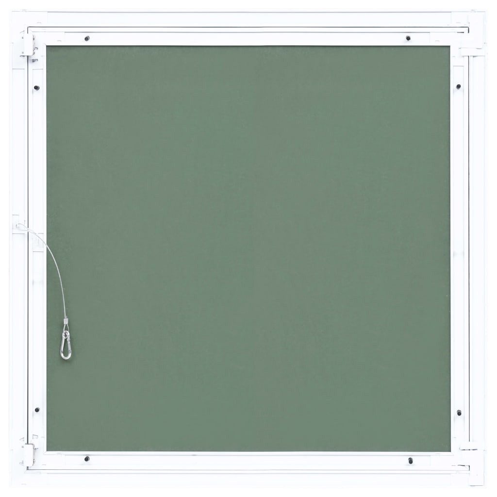 vidaXL Revisionsklappe Revisionsklappe mit Aluminium-Rahmen und GK-Einlage 400x400 mm – Bild 5 von 5