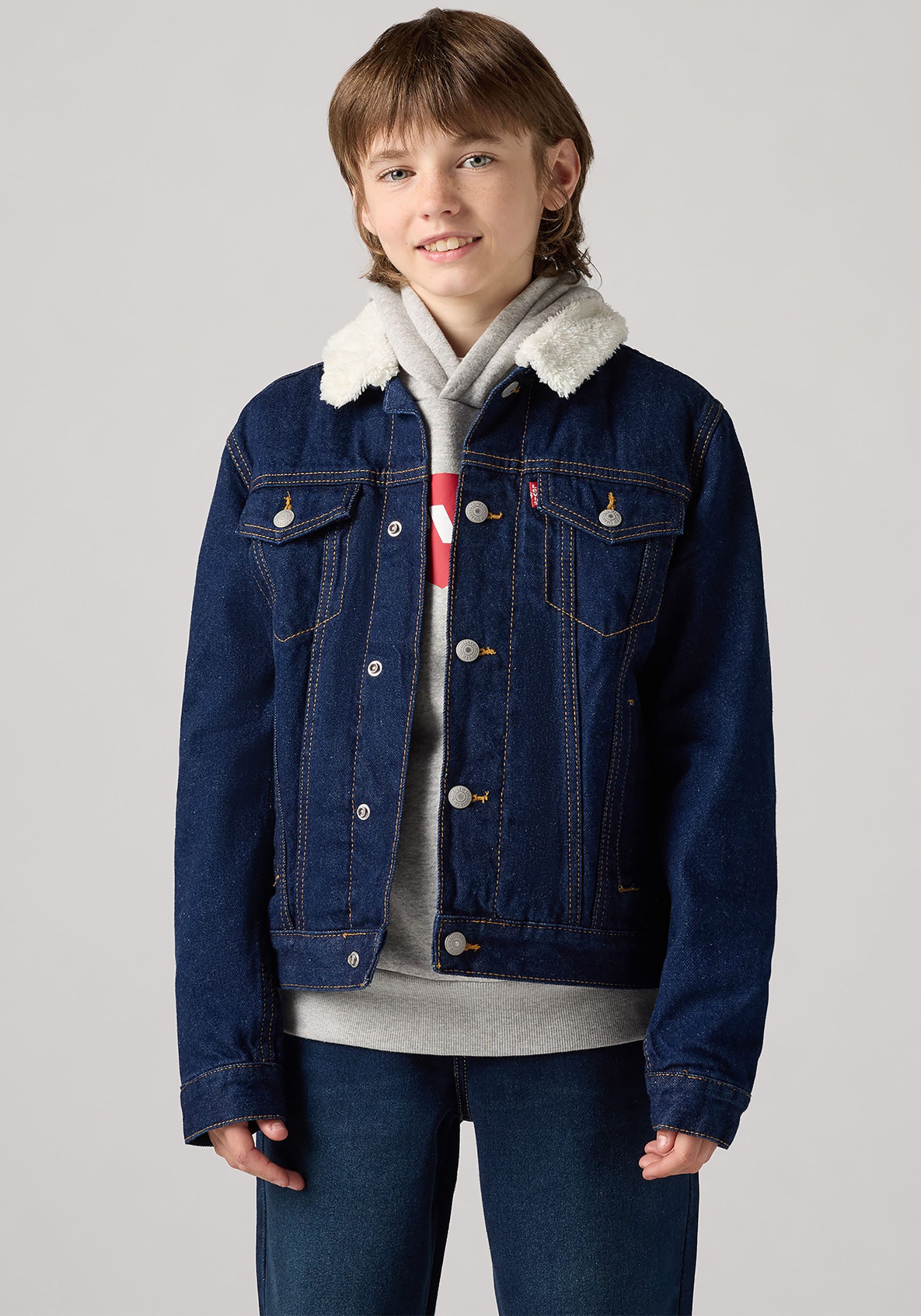 Levi's® Kids Jeansjacke LVN SHERPA TRUCKER mit Taschen for BOYS