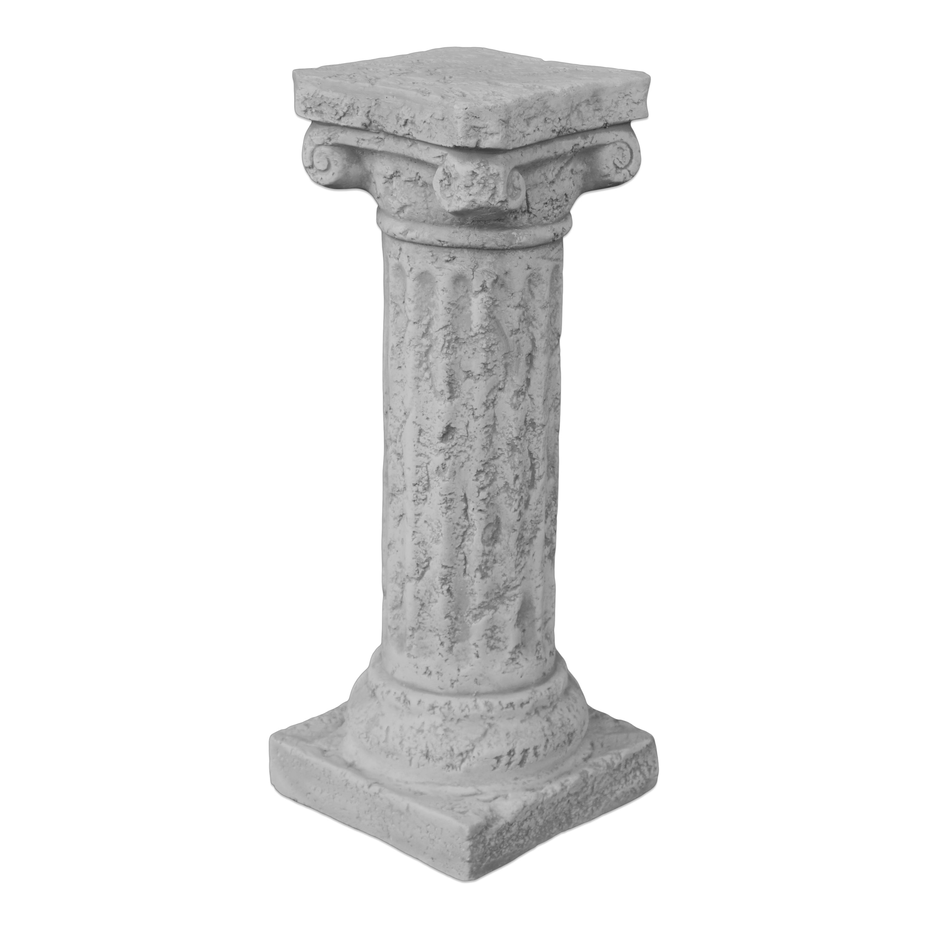 gartendekoparadies.de Gartensockel Antike korinthische Säule, Steinsockel, H. 64 cm, G. 36 kg, Frostsicher
