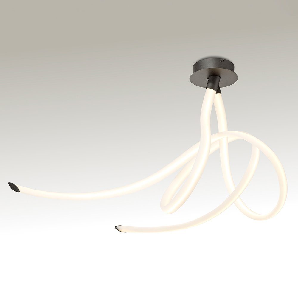 Titan Weiß, Eve Mantra LED-Wandlampe Deckenleuchte 1-flammig