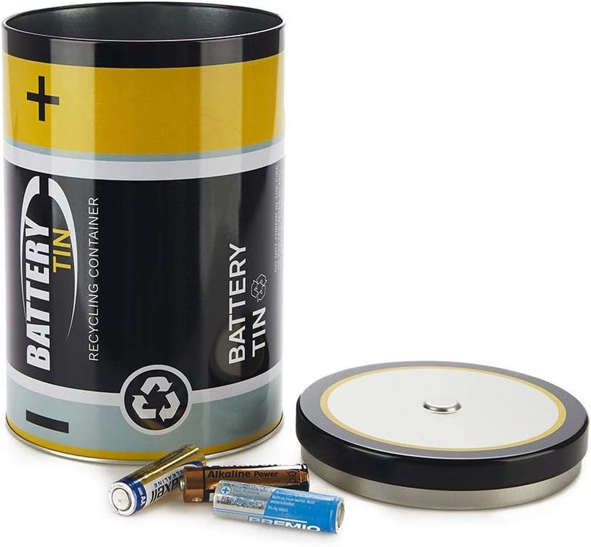 WestCraft Batteriebox Sammelbox Recycling-Batteriebehälter saubere Batterie-Entsorgung, für Heim & Gewerbe, umweltbewusst Batterien Sammeln