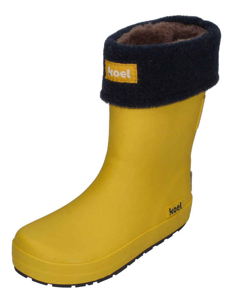 KOEL WELLIE BARE + SOCK Barfußschuh Yellow